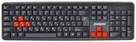 Клавиатура проводная Exegate LY-403 USB черный 2034475277