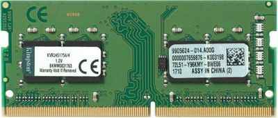 Оперативная память для ноутбуков SO-DDR4 4Gb PC19200 2400MHz Kingston KVR24S17S6/4