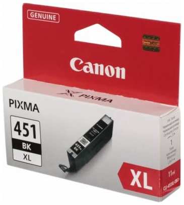 Картридж Canon CLI-451BK XL. MG6340, MG5440, IP7240. 1130 страниц.(10*15)
