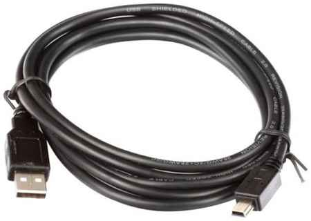 Кабель USB 2.0 miniUSB 1м VCOM Telecom TC6911BK-1.0M круглый черный