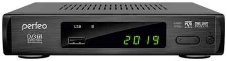 Perfeo DVB-T2/C приставка LEADER для цифр.TV, Wi-Fi, IPTV, HDMI, 2 USB, DolbyDigital, пульт ДУ 2034609674