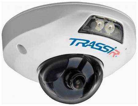 Камера IP Trassir TR-D4121IR1 3.6 CMOS 1 / 2.7 3.6 мм 1920 x 1080 H.264 RJ-45 PoE белый