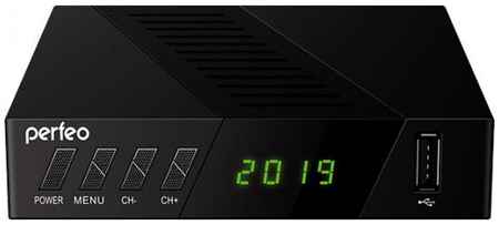 Perfeo DVB-T2/C приставка STREAM-2 для цифр.TV, Wi-Fi, IPTV, HDMI, 2 USB, DolbyDigital, пульт ДУ 2034615707