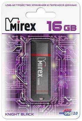 Флеш накопитель 16GB Mirex Knight, USB 2.0, Черный 2034622219