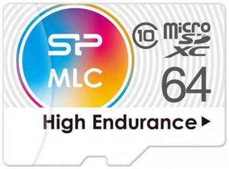 Флеш карта microSD 64GB Silicon Power High Endurance microSDXC Class 10 UHS-I U3 (SD адаптер), MLC 2034622251