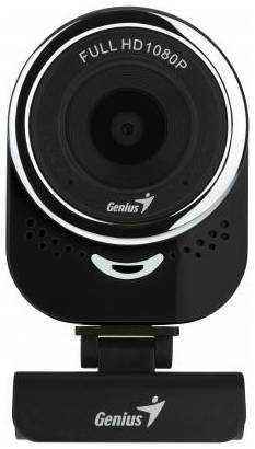 Веб-Камера Genius QCam 6000, black, Full-HD 1080p, universal clip, 360 degree swivel, USB, built-in microphone, rotation 360 degree, tilt 90 degree 2034622762