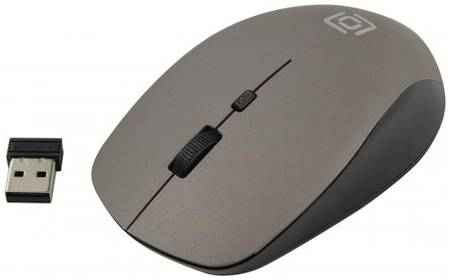 Мышь беспроводная Oklick 565MW matt чёрный серый USB