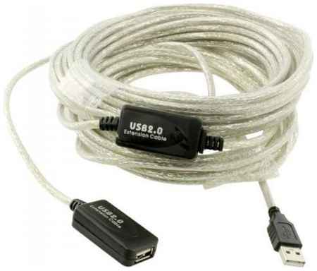 VCOM Telecom Кабель USB2.0-repeater, удлинительный активныйAf> 10м, Telecom 2034656464