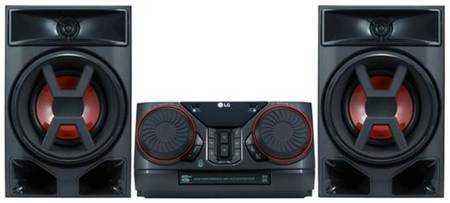 Минисистема LG CK43 черный 300Вт/CD/CDRW/FM/USB/BT 2034662411