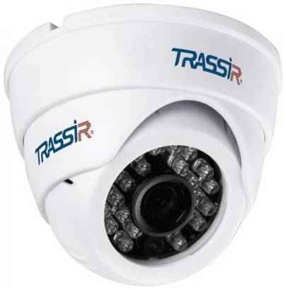 Камера IP Trassir TR-D8121IR2W CMOS 1/2.7 2.8 мм 1920 x 1080 H.264 RJ-45 Wi-Fi белый 2034670183