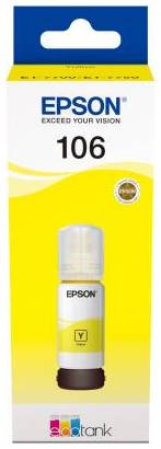 Картридж струйный Epson 106Y C13T00R440 желтый (70мл) для Epson L7160 / 7180