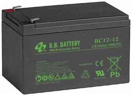 BB-Mobile Батарея для ИБП BB BC 12-12 12В 12Ач (BC12-12)