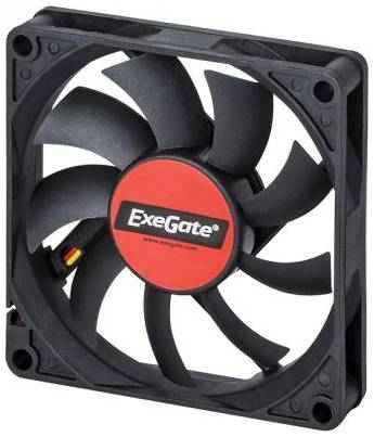 Exegate EX180973RUS Вентилятор для корпуса Exegate / , 2200 об / мин, 3pin (Mirage 80x15S)