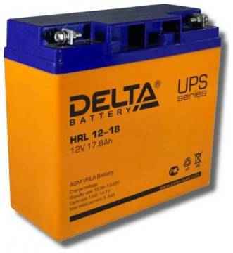 Delta HRL 12-18 X (17.8 А\\\\ч, 12В) свинцово- кислотный аккумулятор