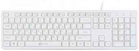 Клавиатура проводная Oklick 500M USB белый 2034685663