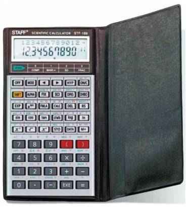 Калькулятор инженерный двухстрочный STAFF STF-169 (143х78 мм), 242 функции, 10+2 разрядов, 250138 (″STF-169″)
