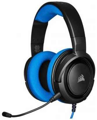 Гарнитура Corsair Gaming™ HS35 STEREO Gaming Headset, Blue (EU Version) 2034710499