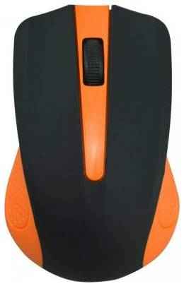 Мышь проводная Exegate SH-9030BO чёрный оранжевый USB