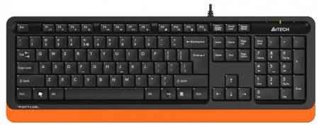 Клавиатура проводная A4TECH Fstyler FK10 USB черный оранжевый 2034714801