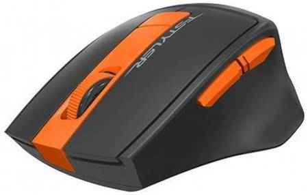 Мышь беспроводная A4TECH Fstyler FG30 серый оранжевый USB