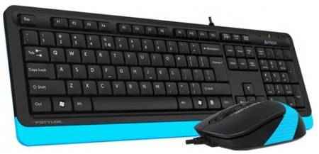 A4Tech A-4Tech Клавиатура + мышь A4 Fstyler F1010 BLUE клав:черный/синий мышь:черный/синий USB[1147546] 2034714890