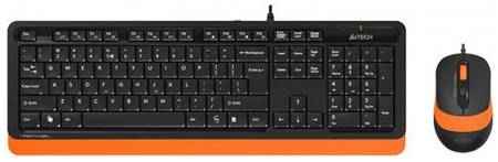 A4Tech A-4Tech Клавиатура + мышь A4 Fstyler F1010 ORANGE клав:черный / оранжевый мышь:черный / оранжевый USB [1147551]