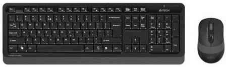 A4Tech A-4Tech Клавиатура + мышь A4 Fstyler FG1010 GREY клав:черный/серый мышь:черный/серый USB беспроводная [1147570] 2034714893
