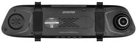 Видеорегистратор Digma FreeDrive 404 MIRROR DUAL черный 2Mpix 1080x1920 1080p 170гр. GP6248 2034716549