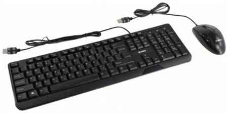 Набор клавиатура + мышь SVEN KB-S330C черный (104+12Fn)+3кл, 1200DPI) 2034720211