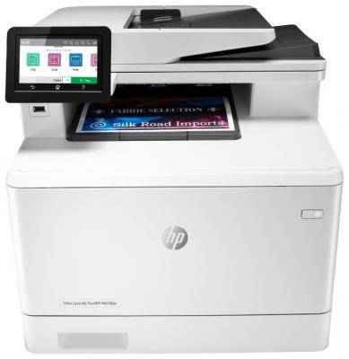 МФУ HP Color LaserJet Pro M479fdn принтер/сканер/копир/факс, A4, ADF, дуплекс, 27/27 стр/мин, 512Мб, USB, LAN (замена CF378A M477fdn)