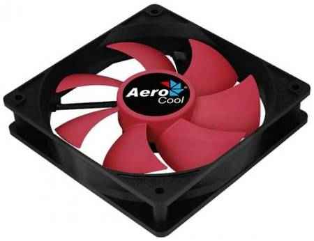 Вентилятор Aerocool Force 12 PWM Red, 120x120x25мм, 500-1500 об. / мин., разъем PWM 4-PIN, 18.2-27.5 dBA