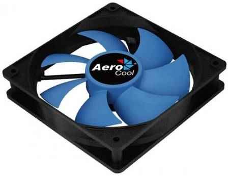 Вентилятор Aerocool Force 12 Blue, 120x120x25мм, 1000 об./мин., разъем MOLEX 4-PIN + 3-PIN, 23.7 dBA 2034721584