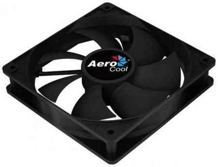 Вентилятор Aerocool Force 12 Black, 120x120x25мм, 1000 об. / мин., разъем MOLEX 4-PIN + 3-PIN, 23.7 dBA