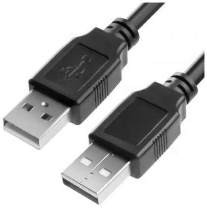 Green Connection Greenconnect Кабель 1.5m USB 2.0, AM/AM, черный, 28/28 AWG, экран, армированный, морозостойкий, GCR-UM2M-BB2S-1.5m 2034731721