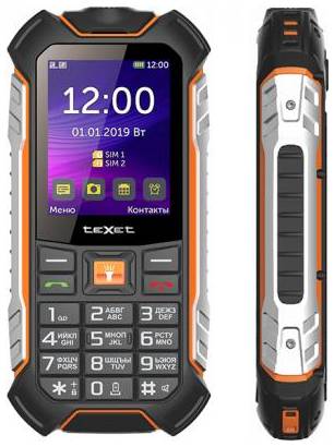 Мобильный телефон Texet TM-530R черный 2.4 32 Мб Bluetooth