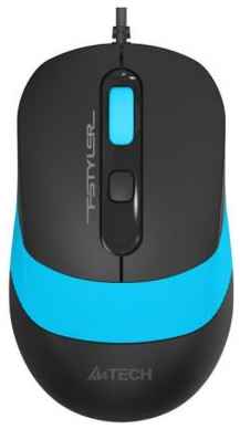 A4Tech Мышь A4 Fstyler FM10 черный/синий оптическая (1600dpi) USB (4but) 2034733169