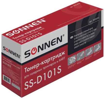 Картридж Sonnen SS-D101S для Samsung ML-2168 ML-2160 SCX-3400 ML-2165 ML-2167 ML-2168W ML-2165W SCX-3400F SCX-3405 SCX-3405FW SCX-3407 1500стр