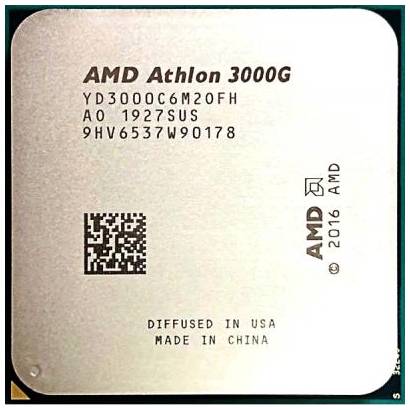 Процессор AMD Athlon 3000G AM4 (YD3000C6M2OFH) (3.5GHz/100MHz/Radeon Vega 3) Tray 2034739263