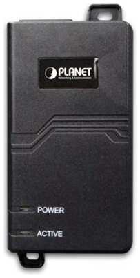 Planet Single Port 10/100/1000Mbps Ultra POE Injector (60 Watts) - w/internal power, 802.3at PoE compatible 2034742063