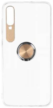 Чехол с кольцом-держателем для Samsung Galaxy A70 DF sTRing-05 (gold)