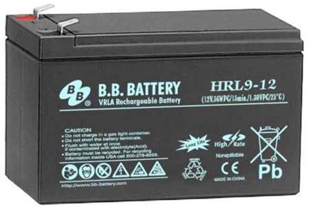 Аккумуляторная батарея B.B. Battery HRL 9-12 (12V;9Ah) (HRL 9-12 (12V;9Ah))
