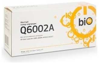 Bion Q6002A Картридж для HP Color LaserJet 1600/2600N/M1015/M1017, желтый 2000 Стр. [Бион] 2034760453