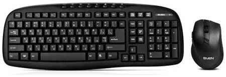 (Клавиатура + мышь) Sven KB-C3600W Black (USB)