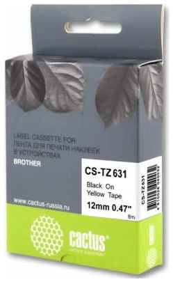 Картридж ленточный Cactus CS-TZ631 черный для Brother 1010/1260VP/1830VP/9700PC 2034765950