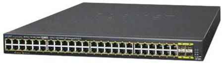 Planet IPv6/IPv4, 48-Port Managed 802.3at POE+ Gigabit Ethernet Switch + 4-Port 100/1000X SFP (440W) 2034768070