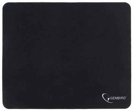 Коврик для мыши Gembird MP-BLACK, черный, размеры 220*180*1мм, полиэстер+резина