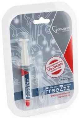 Термопаста Gembird FreeZzz GF-01-5 для радиаторов, 5гр, шприц 2034782679