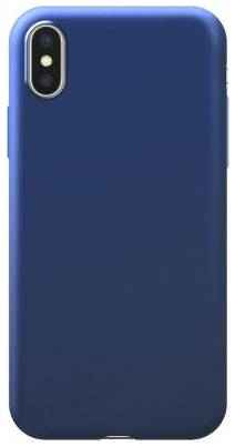 Накладка Deppa Case Silk для iPhone XS Max синий 89037
