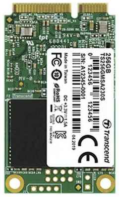 Твердотельный накопитель SSD mSATA 256 Gb Transcend TS256GMSA230S Read 550Mb/s Write 400Mb/s 3D NAND TLC