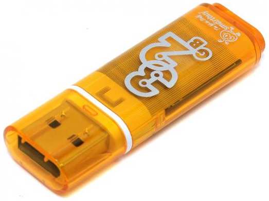 Флешка 32Gb Smart Buy Glossy USB 2.0 оранжевый SB32GBGS-Or 2034789065